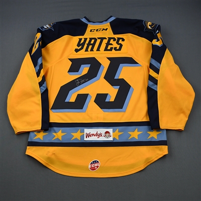Trevor Yates - 2019 CCM/ECHL All-Star Classic - Hooks - Game-Worn Autographed w/ socks Jersey