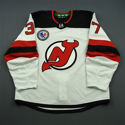 Pavel Zacha - New Jersey Devils - 2018 Hockey Hall of Fame Game - Game-Issued Jersey - November 9
