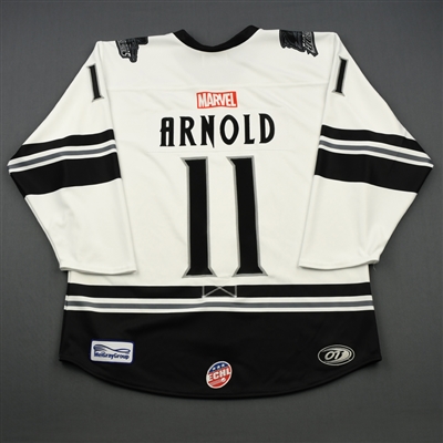 Grant Arnold - Florida Everblades - 2018-19 MARVEL Super Hero Night - Game-Issued Jersey