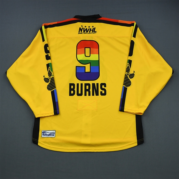 Dru Burns - Boston Pride - Game-Issued You Can Play Jersey - Feb. 2, 2019