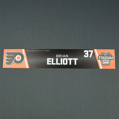Brian Elliott - 2019 NHL Stadium Series - Locker Room Nameplate