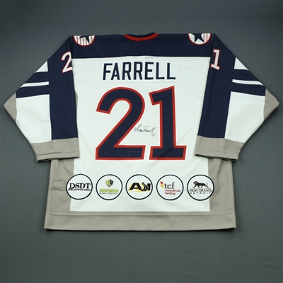 Sean Farrell - 2019 U.S. NTDP U-18 - Military Appreciation ‘98 Throwback Salute To Heroes Game-Worn Autographed Jersey