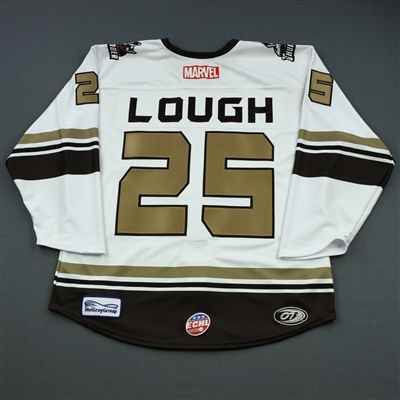 Kevin Lough  - Adirondack Thunder - 2018-19 MARVEL Super Hero Night - Game-Issued Jersey 