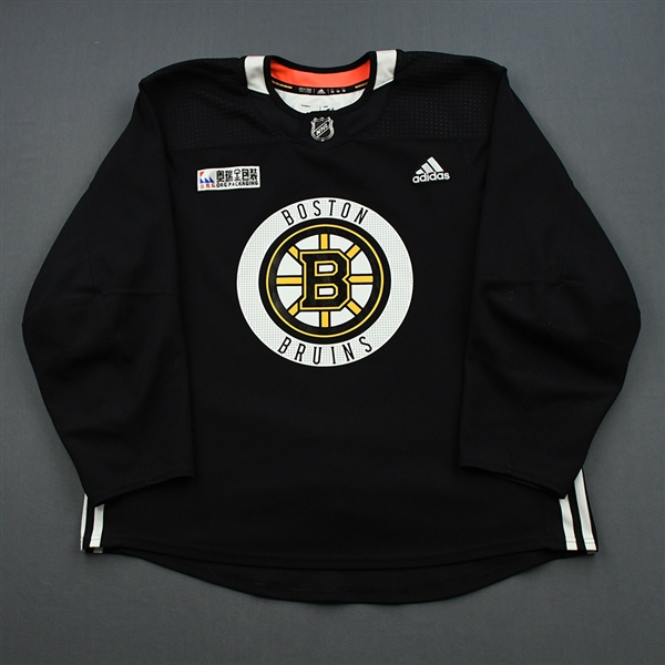Joakim Nordstrom - 18-19 - Black - Stanley Cup Final Practice Worn Jersey w/ O.R.G. Packaging Patch 