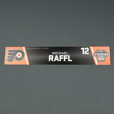 Michael Raffl - 2019 NHL Stadium Series - Locker Room Nameplate