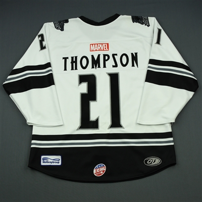 Tommy Thompson - Florida Everblades - 2018-19 MARVEL Super Hero Night - Game-Worn Jersey and Socks