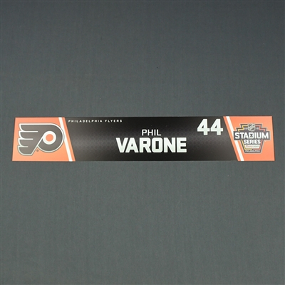 Phil Varone - 2019 NHL Stadium Series - Locker Room Nameplate