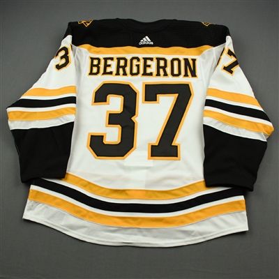 Patrice Bergeron - 2019 Hockey Hall of Fame Game - Game-Worn Jersey w/A - November 15