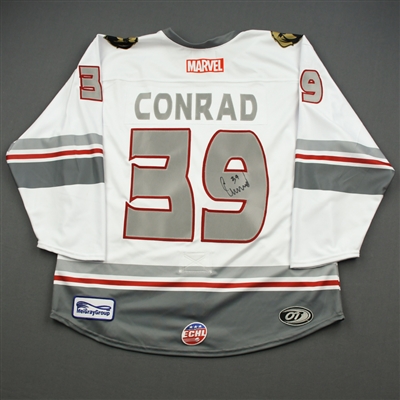 Colt Conrad - Thor - 2019-20 - MARVEL Super Hero Night - Game-Issued Autographed Jersey