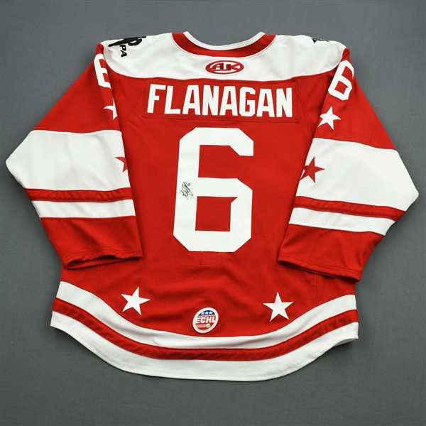 Kali Flanagan - 2020 ECHL All-Star Classic - Eastern - Game-Worn During GM 5, 6 & Semi-Finals Auto Jersey