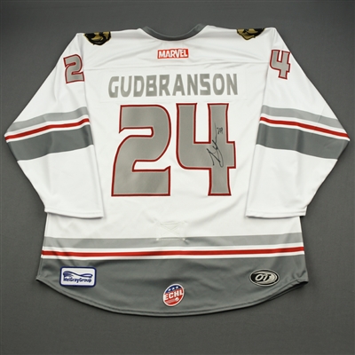 Alex Gudbranson - Thor - 2019-20 - MARVEL Super Hero Night - Autographed Game-Issued Jersey