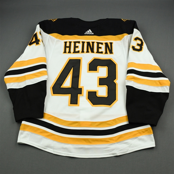 Danton Heinen - 2019 Hockey Hall of Fame Game - Game-Worn Jersey - November 15
