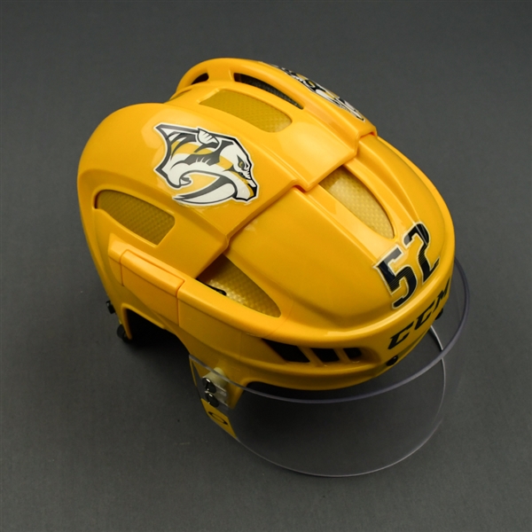 Matt Irwin - Game-Worn Helmet - 2019 NHL Regular Season