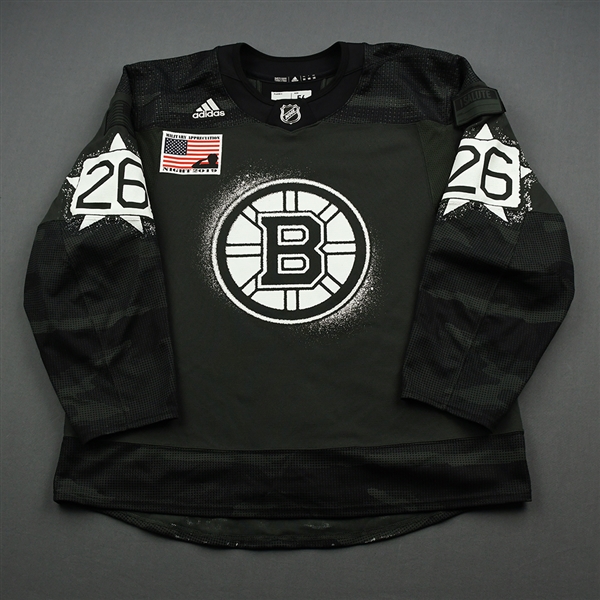 bruins military jersey