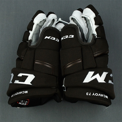 Charlie McAvoy - 2019 Winter Classic Game-Issued Gloves