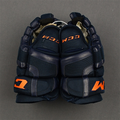Connor McDavid - Game-Worn HG50XP Gloves - Worn in 8 Games - 12/18/18 - 1/22/19 - PHOTO-MATCHED To Each Game 