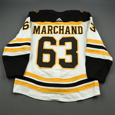 Brad Marchand - 2019 Hockey Hall of Fame Game - Game-Worn Jersey - November 15