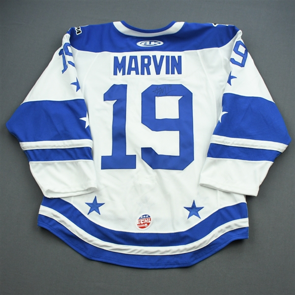 Gigi Marvin - 2020 ECHL All-Star Classic - Western - Game-Worn During GM 5, 6 & Semi-Finals Auto Jersey 