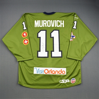 Tyler Murovich - 2013-14 - Scout Night Jersey - Autographed Game-Worn Jersey 