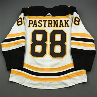 David Pastrnak - 2019 Hockey Hall of Fame Game - Game-Worn Jersey - November 15
