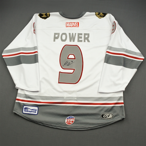 Marcus Power - Thor - 2019-20 - MARVEL Super Hero Night - Autographed Game-Issued Jersey
