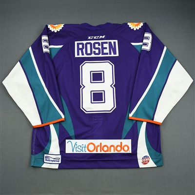 Ben Rosen - 2014-15 - Purple Set 1 - Game-Worn Jersey 