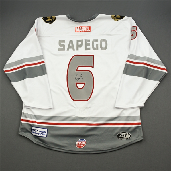 Sergei Sapego - Thor - 2019-20 - MARVEL Super Hero Night - Autographed Game-Issued Jersey