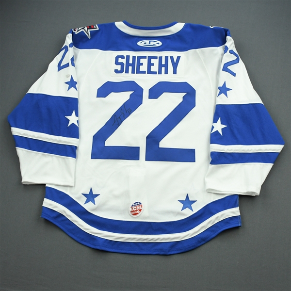 Tyler Sheehy - 2020 ECHL All-Star Classic - Western - Game-Worn During GM 5 & 6, Skills Comp. & Semi-Finals Auto Jersey & Socks 