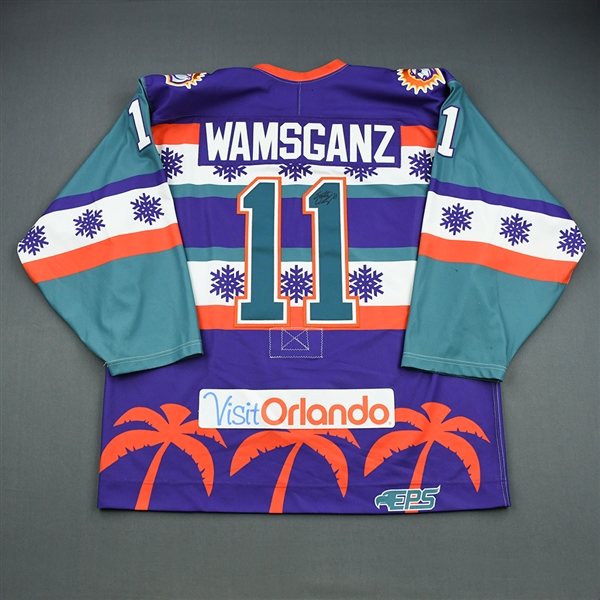 Scott Wamsganz - 2015-16 - Ugly Sweater - December 5, 2015 vs. Atlanta Gladiators - Game-Issued (GI) - Autographed Jersey 