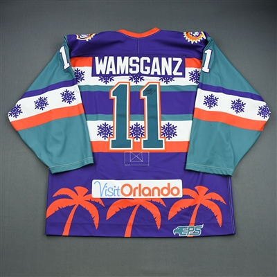 Scott Wamsganz - 2015-16 - Ugly Sweater - December 5, 2015 vs. Atlanta Gladiators - Game-Issued (GI) - Autographed Jersey 