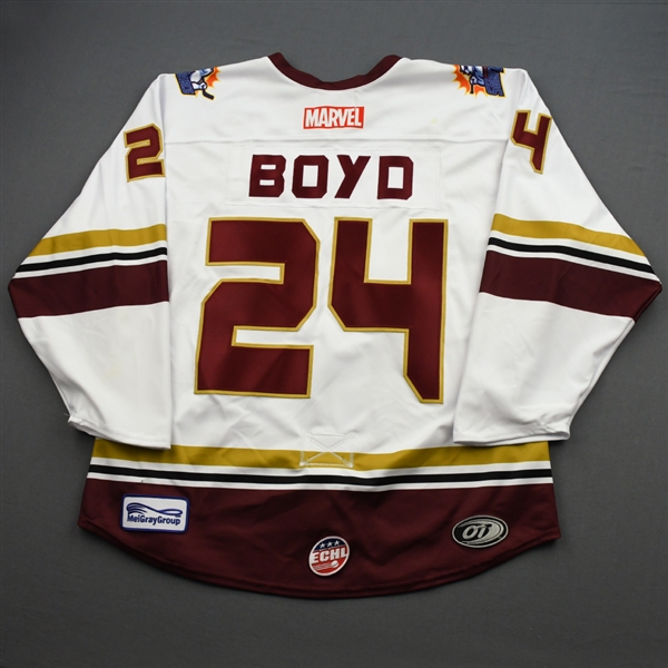 Rich Boyd - Star Lord - 2019-20 MARVEL Super Hero Night - Game-Worn Jersey and Socks 