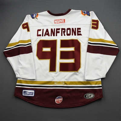Bryson Cianfrone - Star Lord - 2019-20 MARVEL Super Hero Night - Game-Worn Jersey and Socks 