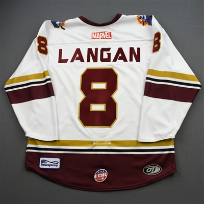 Tristin Langan - Star Lord - 2019-20 MARVEL Super Hero Night - Game-Issued Jersey