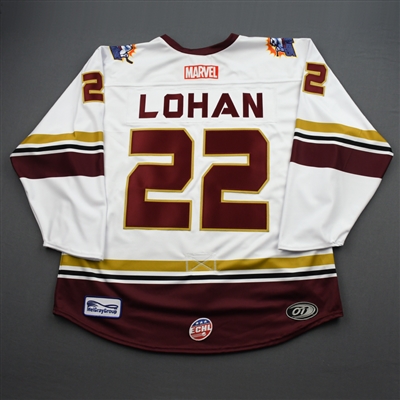 Kevin Lohan - Star Lord - 2019-20 MARVEL Super Hero Night - Game-Issued Jersey