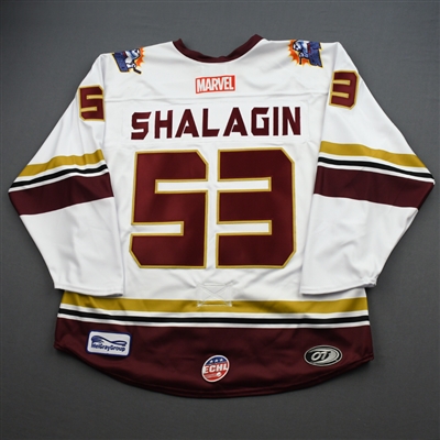 Mikhail Shalagin - Star Lord - 2019-20 MARVEL Super Hero Night - Game-Issued Jersey