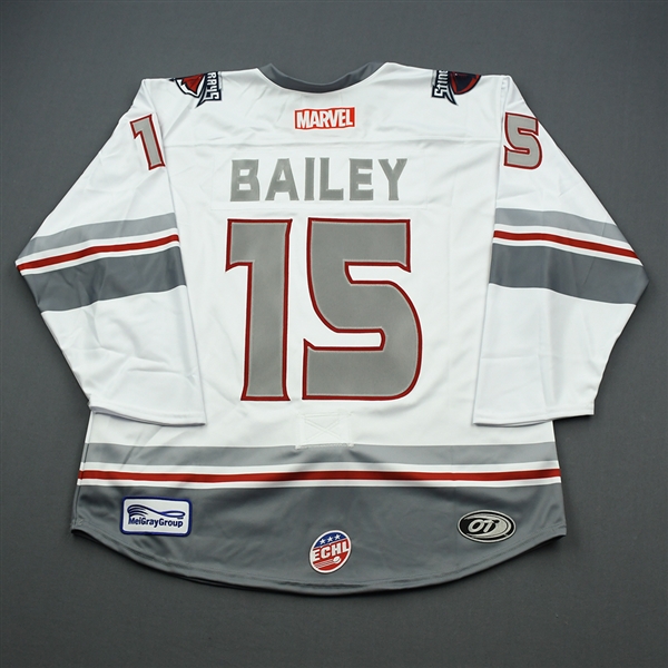 Casey Bailey - Thor - 2019-20 MARVEL Super Hero Night - Game-Issued Jersey
