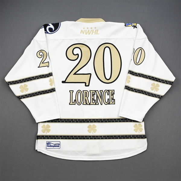 Meghan Lorence - Team Dempsey - 2020 NWHL All-Star Game & Skills Challenge - Game-Worn Jersey