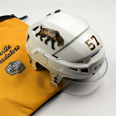 Dante Fabbro - 2020 NHL Winter Classic - Game-Worn Helmet w/Helmet Bag - Worn Jan. 1, Jan. 18 & Feb. 16