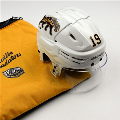 Calle Jarnkrok - 2020 NHL Winter Classic - Game-Worn Helmet w/Helmet Bag - Worn Jan. 1, Jan. 18 & Feb. 16