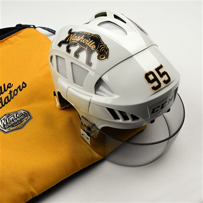 Matt Duchene - 2020 NHL Winter Classic - Game-Worn Helmet w/Helmet Bag - Worn Jan. 1, Jan. 18 & Feb. 16