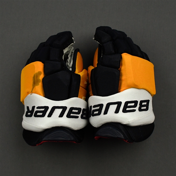 Dan Hamhuis - 2020 NHL Winter Classic - Game-Worn Gloves - Worn Jan. 1, Jan. 18 & Feb. 16