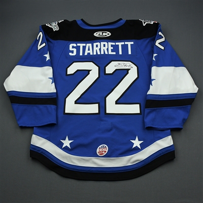 Beau Starrett - 2020 ECHL All-Star Classic - Bolts - Game-Worn Autographed Jersey