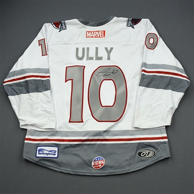 Cole Ully - Thor - 2019-20 MARVEL Super Hero Night - Game-Worn Autographed Jersey and Socks 