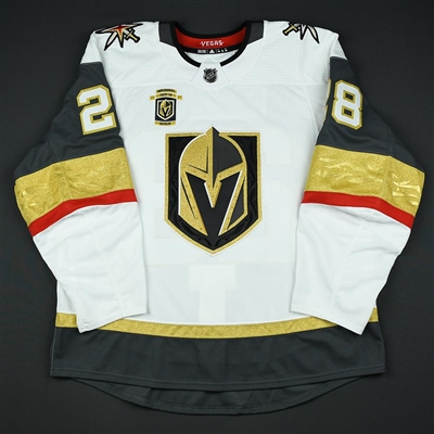 William Carrier - Vegas Golden Knights - White Set 3 w/ Inaugural Season Patch - Game-Issued (GI)