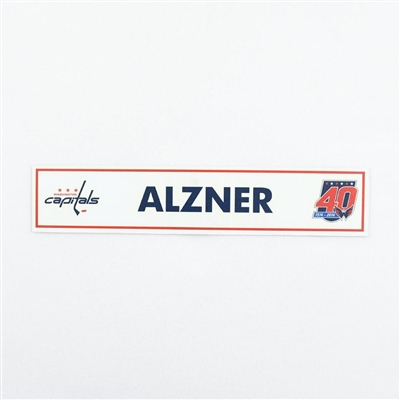 Karl Alzner - Washington Capitals Locker Room Nameplate  