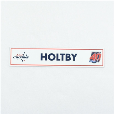 Braden Holtby - Washington Capitals Locker Room Nameplate  