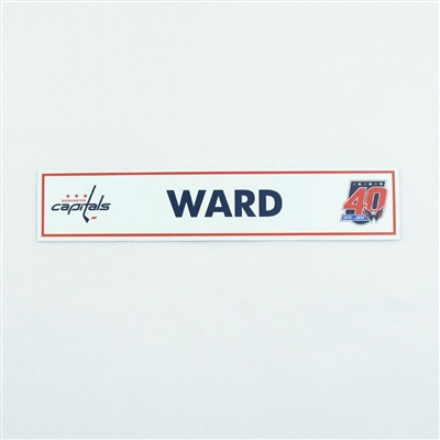 Joel Ward - Washington Capitals Locker Room Nameplate  