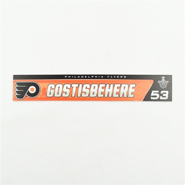 Shayne Gostisbehere - Stanley Cup Playoffs Locker Room Nameplate