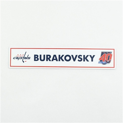 Andre Burakovsky - Washington Capitals Locker Room Nameplate  