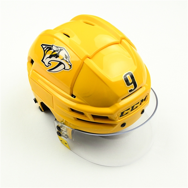 Filip Forsberg - Game-Worn Gold Helmet - 2019-20 NHL Season